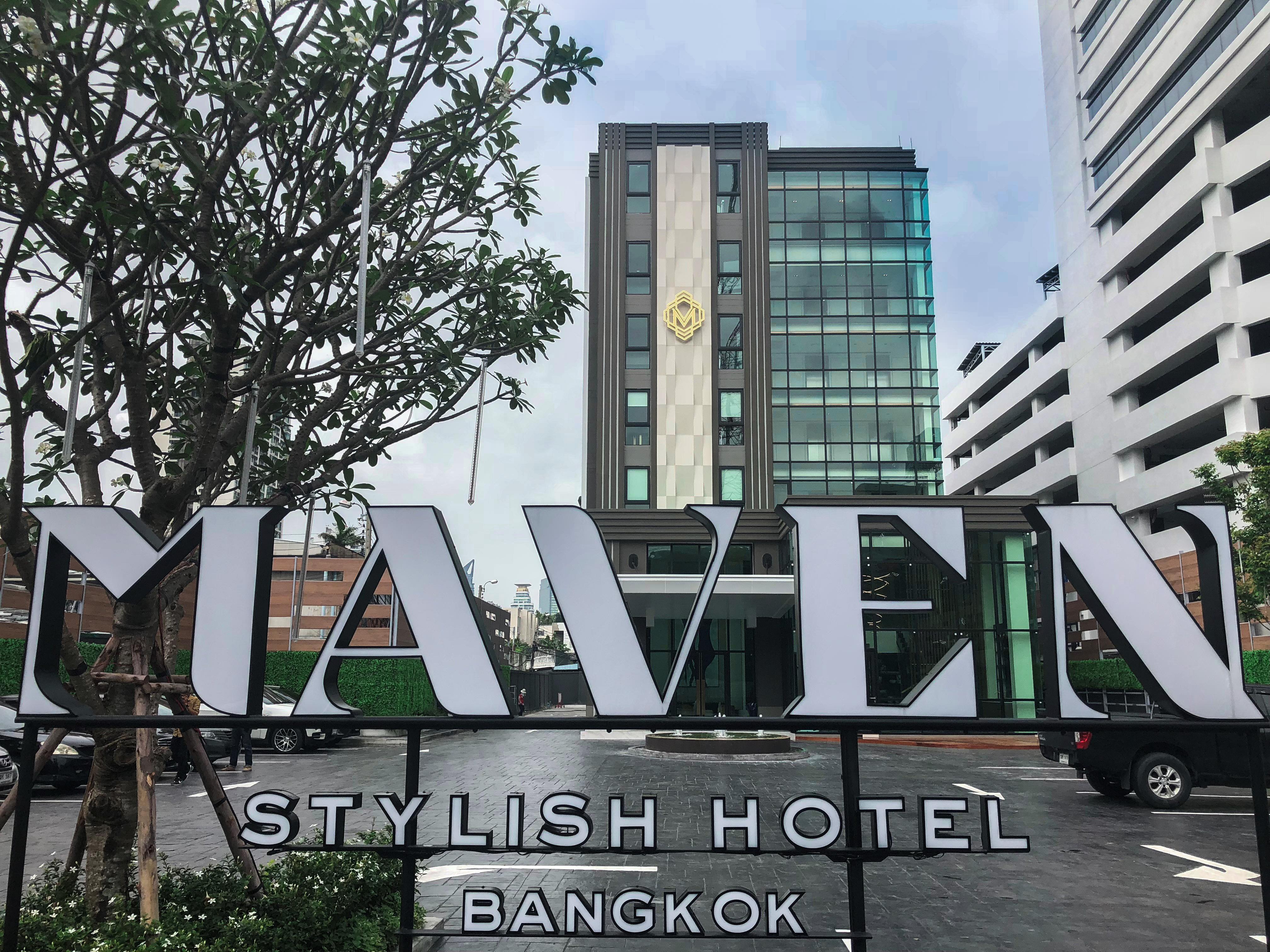 Maven Stylish Hotel Bangkok Eksteriør billede